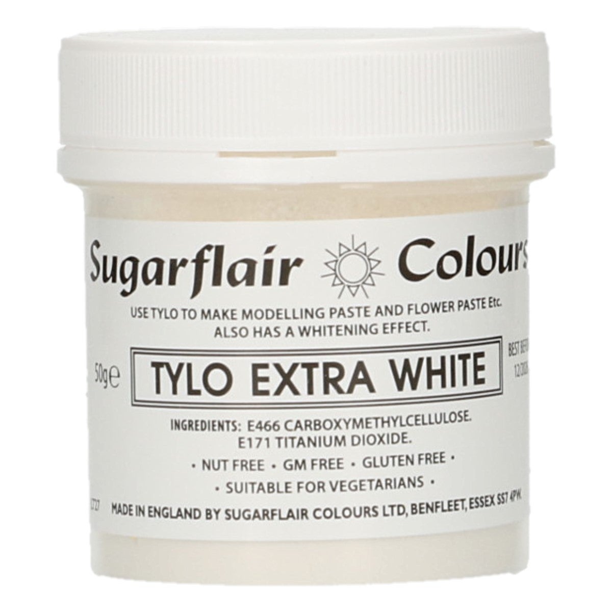 Sugarflair Tylo Powder Extra White 50g