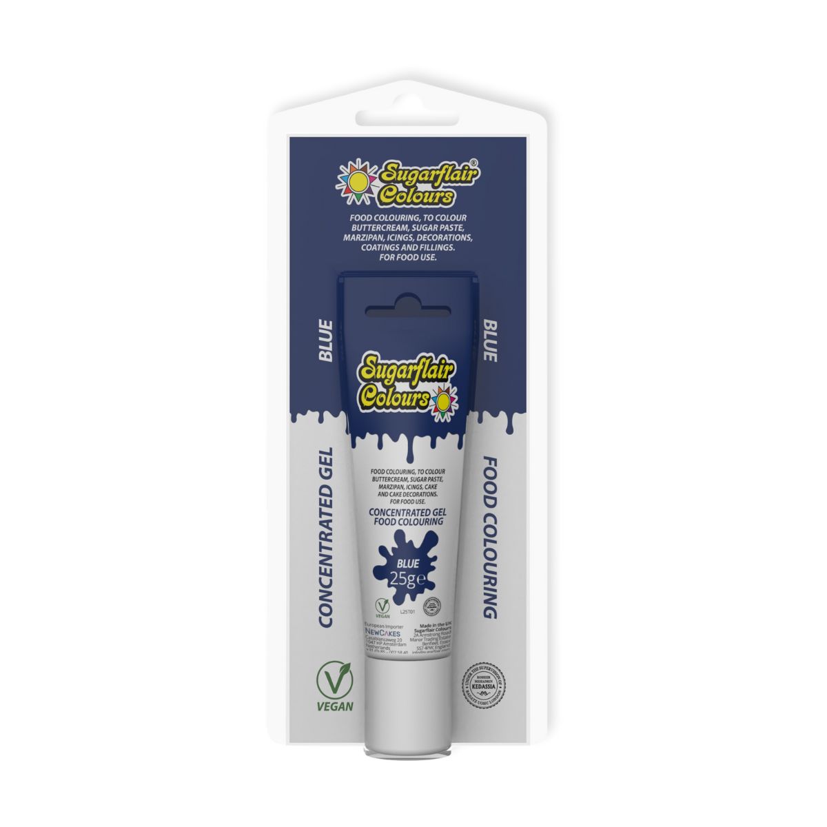 Sugarflair Gel Colour Tube Blue 25 g