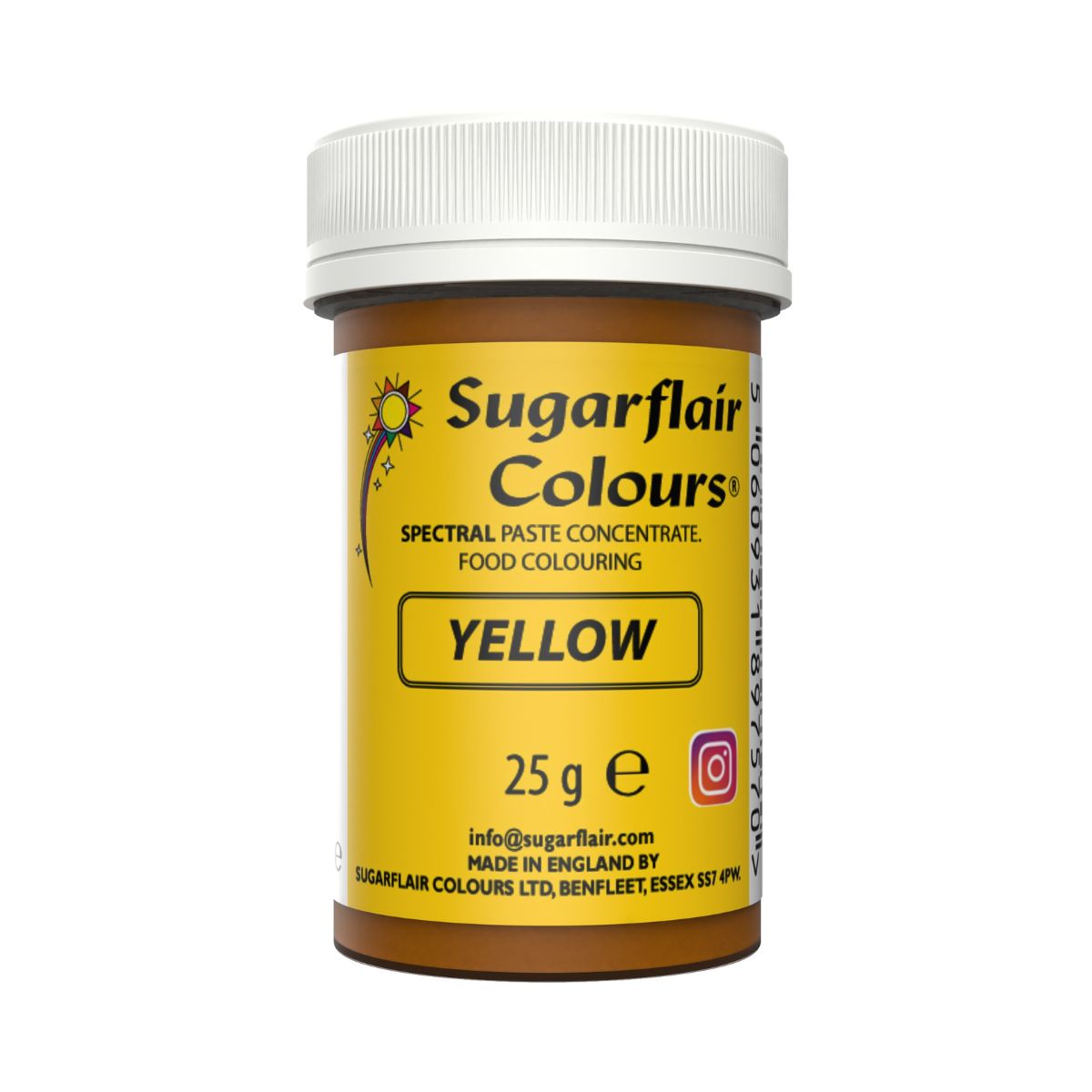 Sugarflair Paste Colour Yellow 25 g