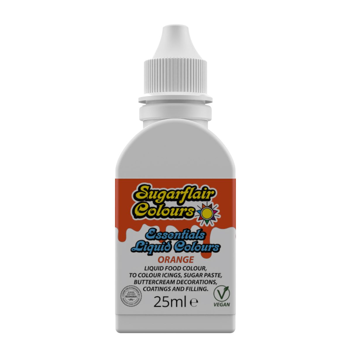 Sugarflair Liquid Colour Orange 25 ml