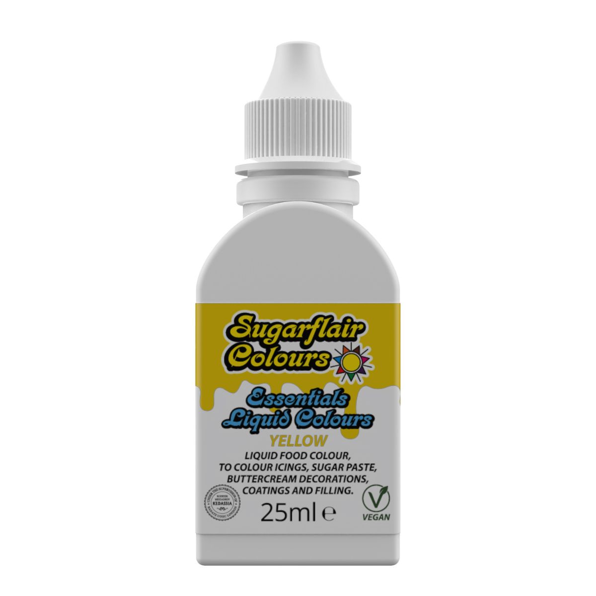 Sugarflair Liquid Colour Yellow 25 ml