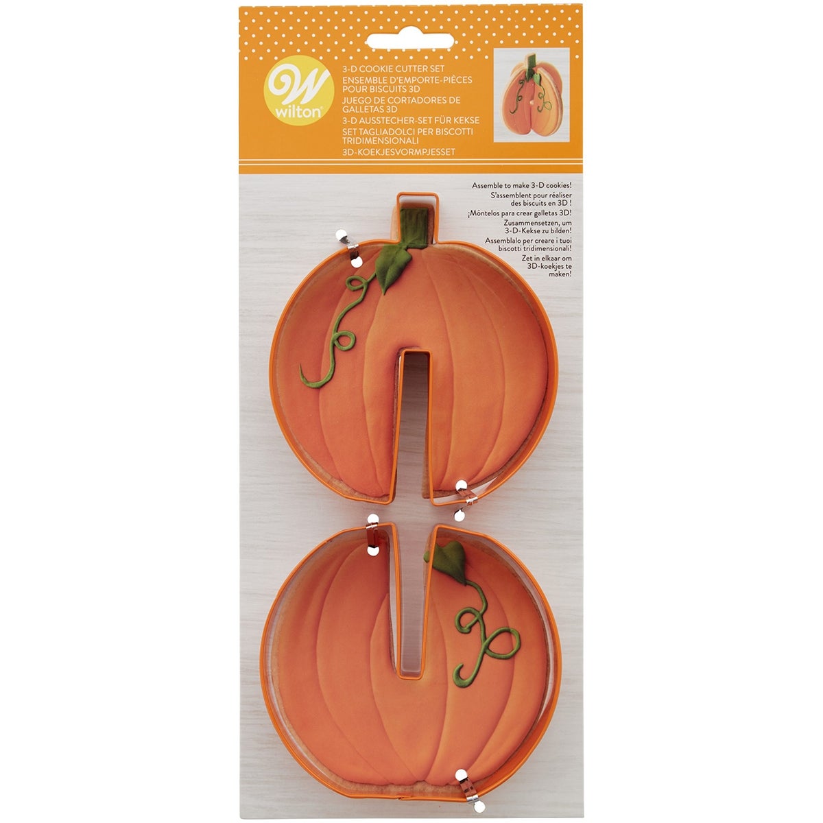 Wilton 3D Cookie Cutter Pumpkin Set/2