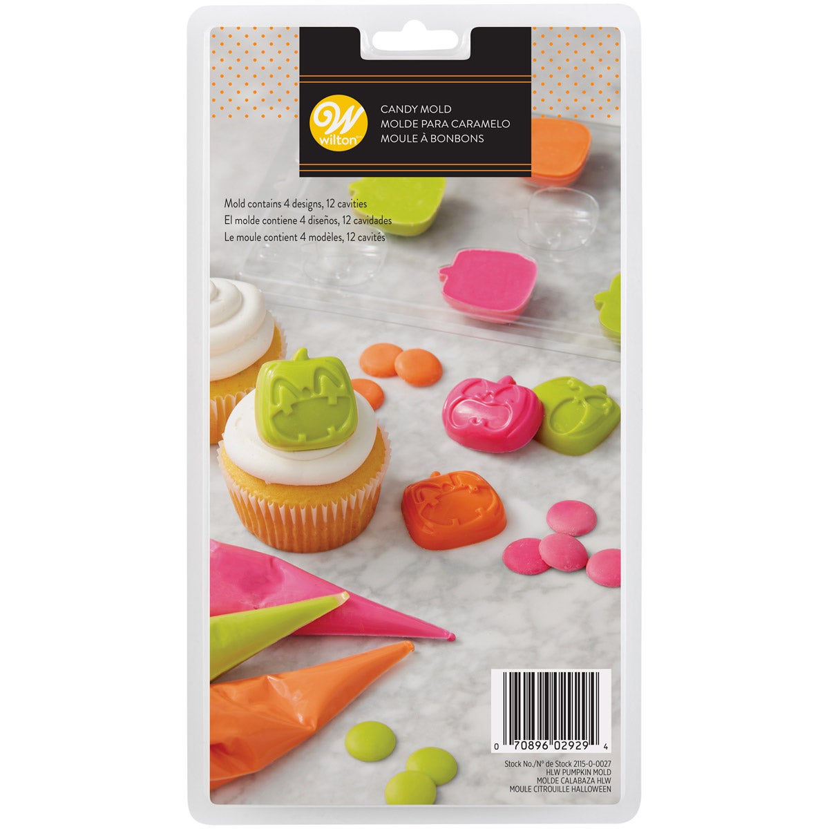 Wilton Candy Mold Halloween Pumpkin