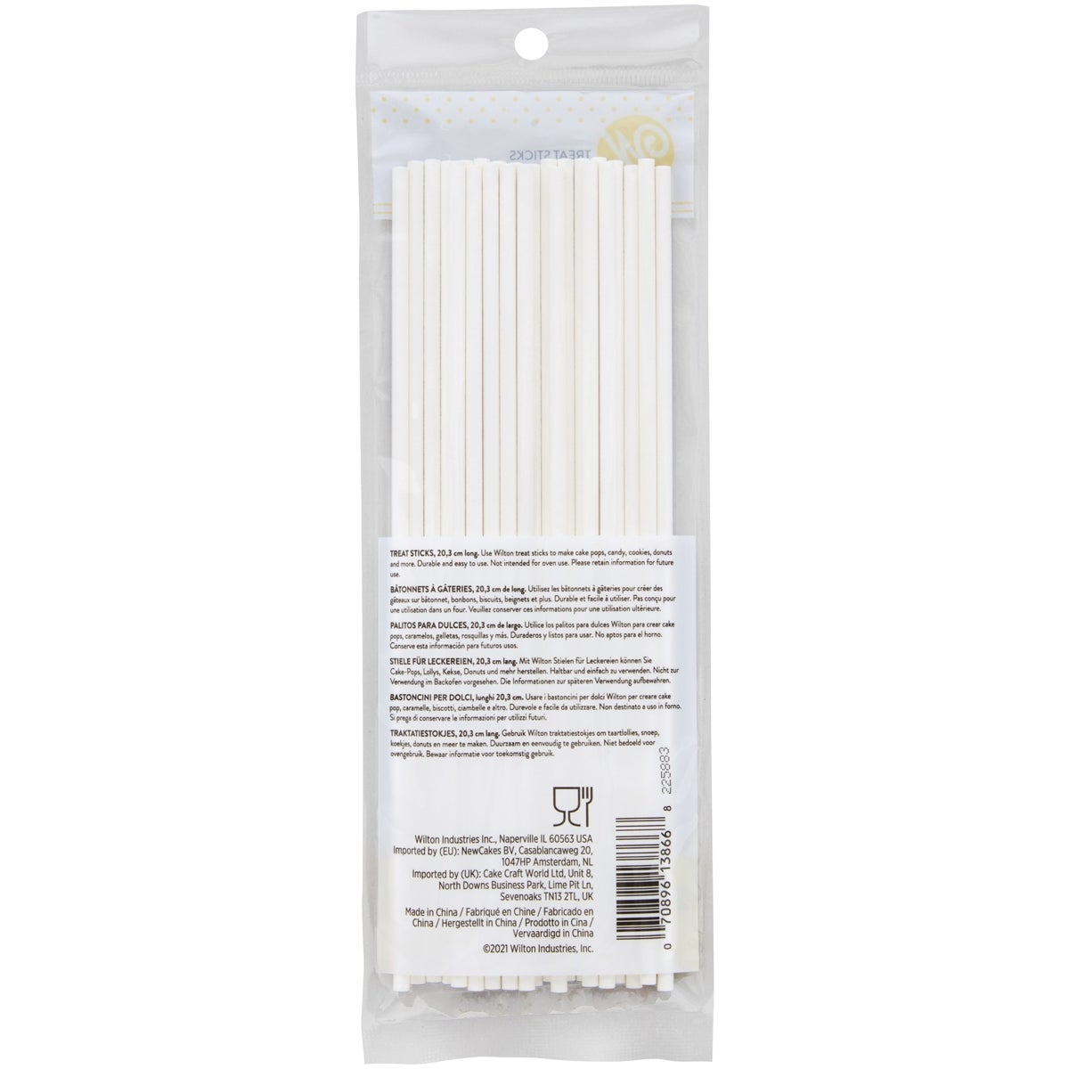 Wilton Lollipop Sticks 20cm, pk/25
