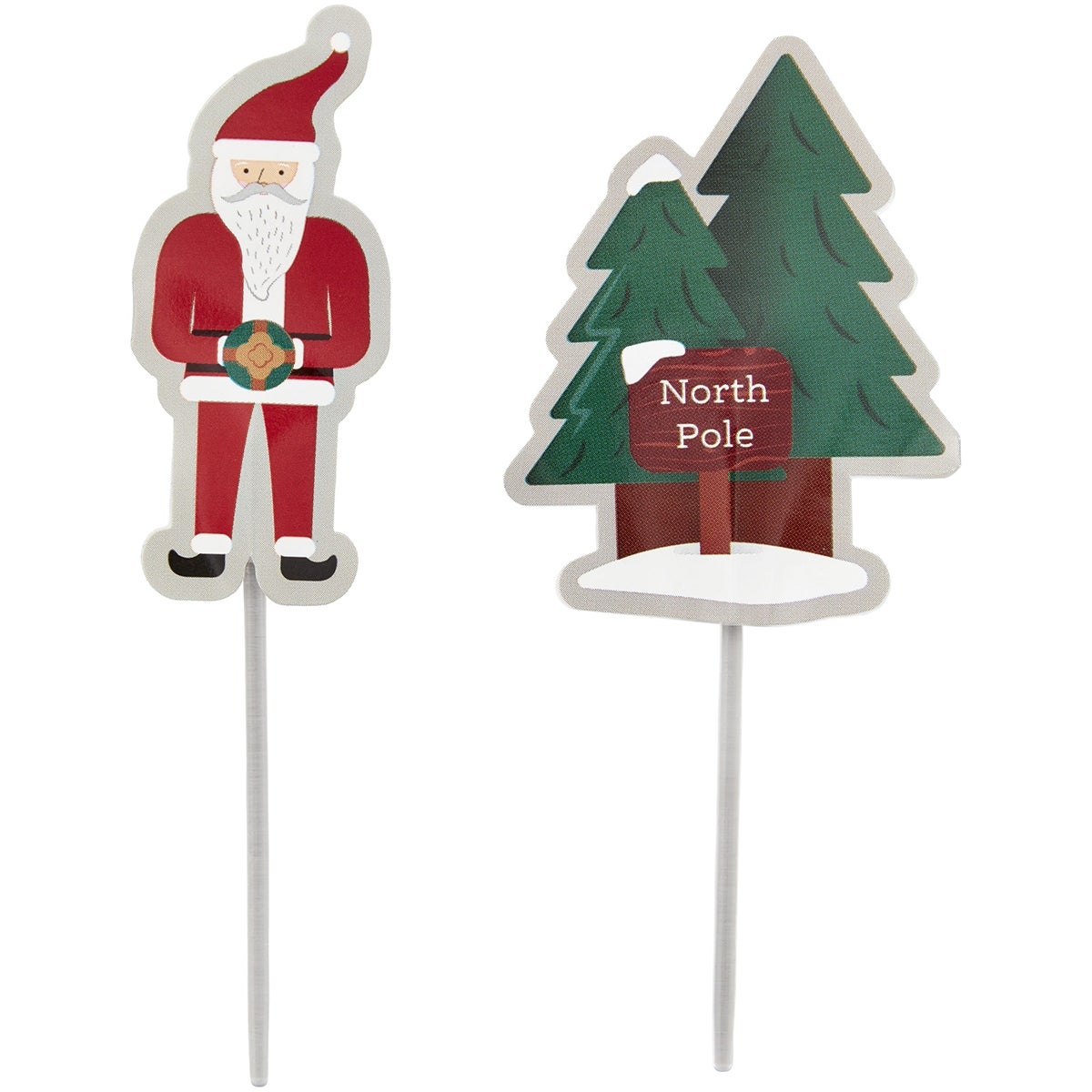 Wilton Treat Picks Santa pk/12