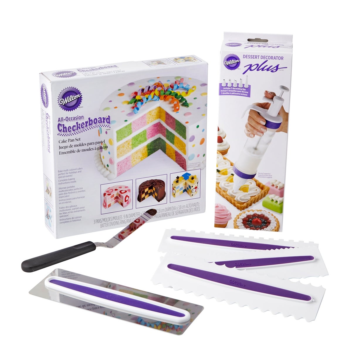Wilton Checkerboard Pan set/7