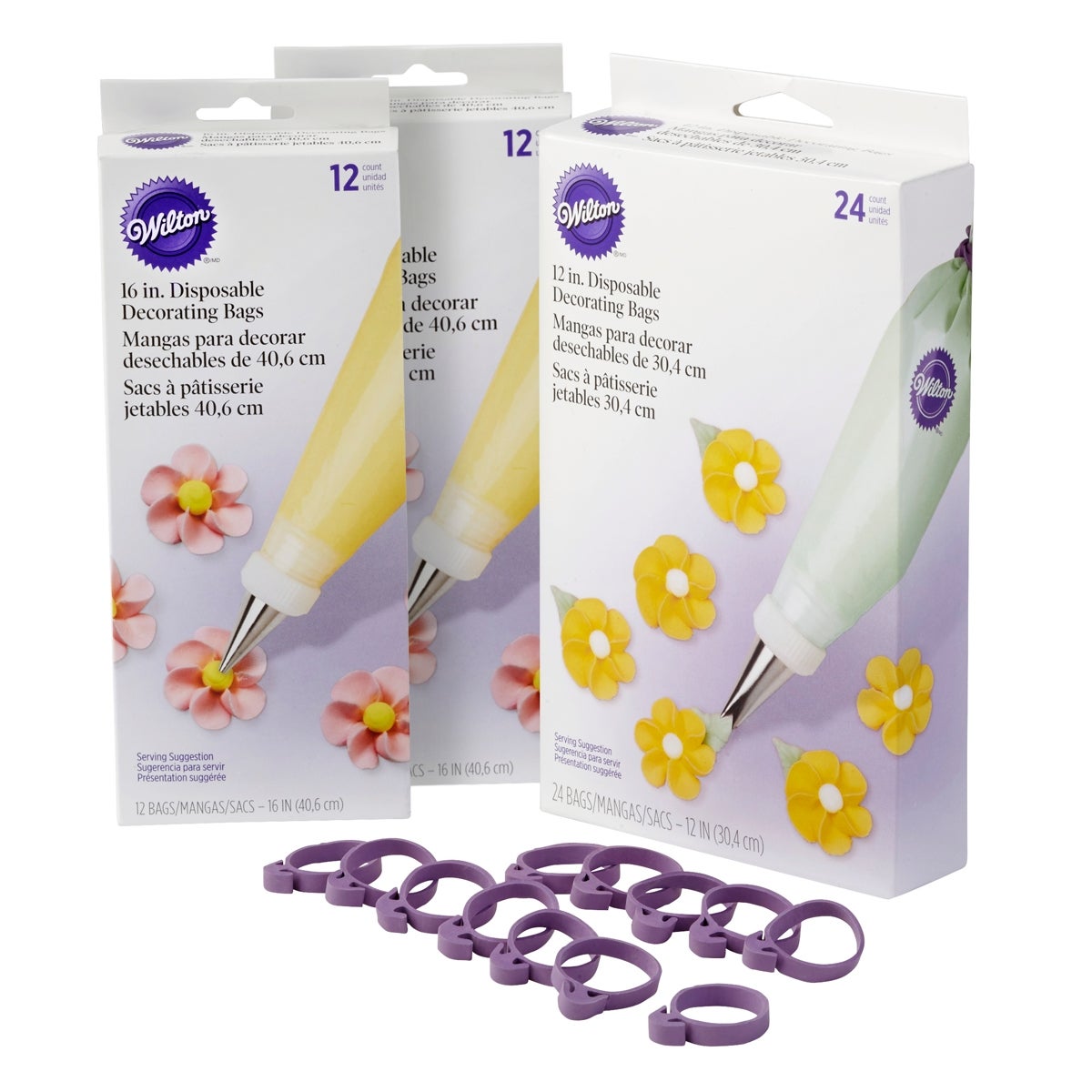Wilton Decorating Bags & Ties set/60