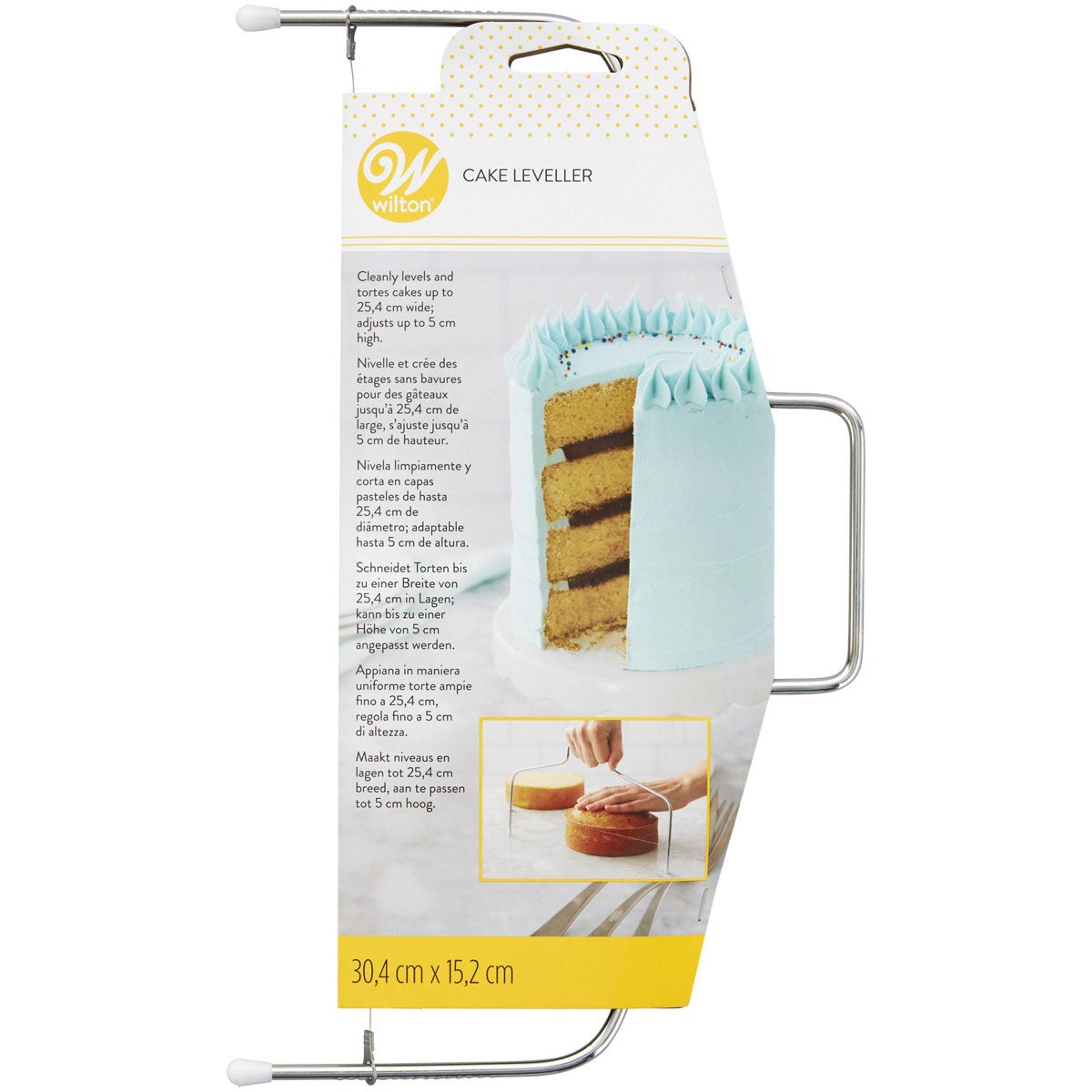 Wilton Taartzaag / Cake Leveler -25cm-
