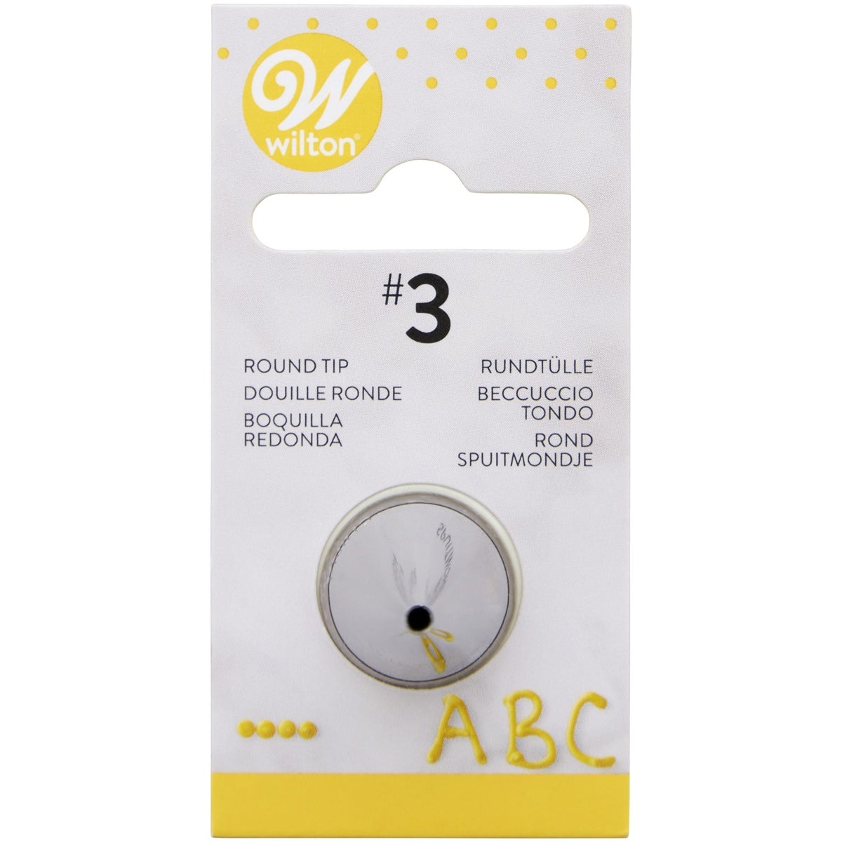 Wilton Decorating Tip #003 Round Carded