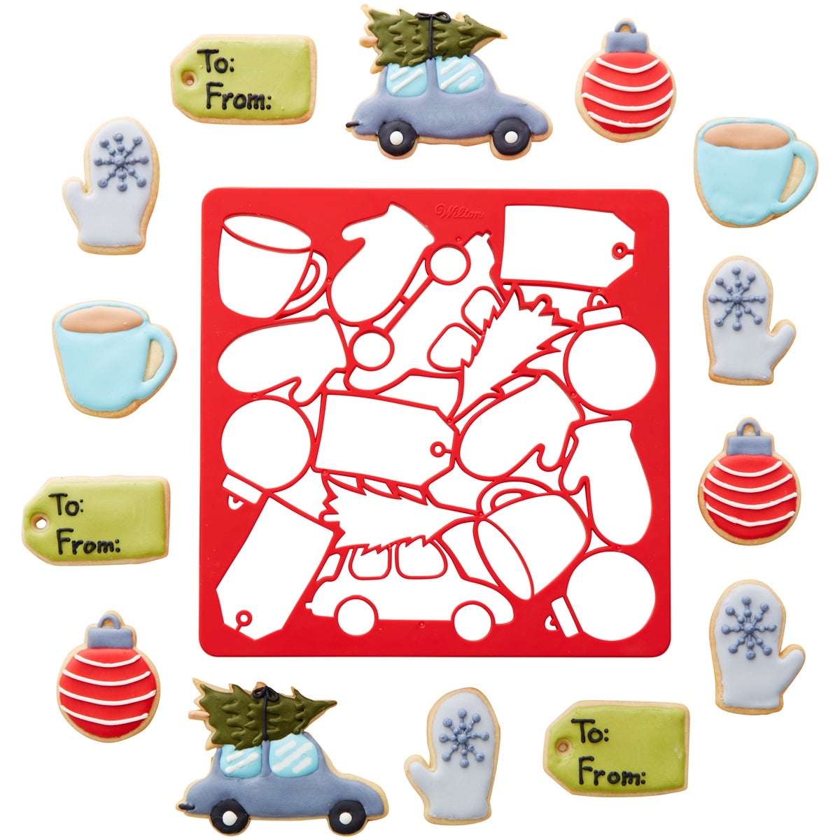 Wilton Multi Cookie Cutter Christmas