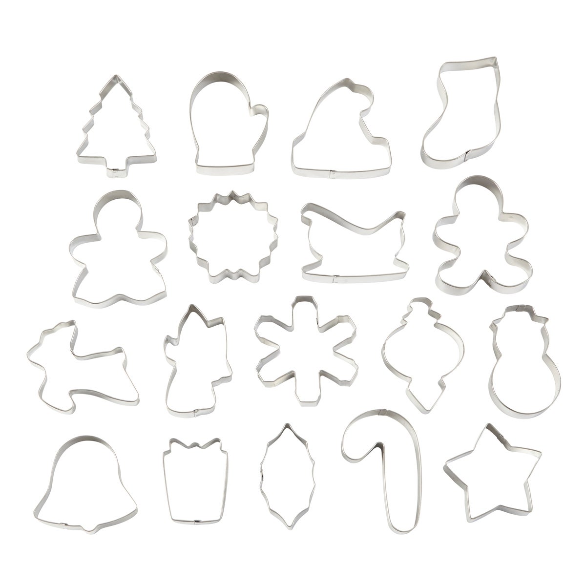 Wilton Metal Cutter Set Holiday Set/18