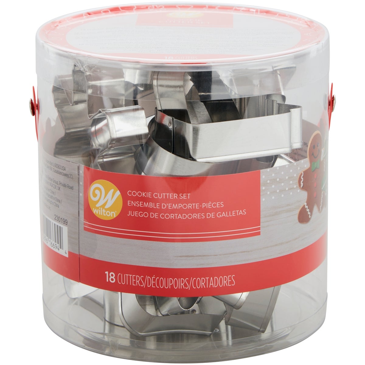 Wilton Metal Cutter Set Holiday Set/18