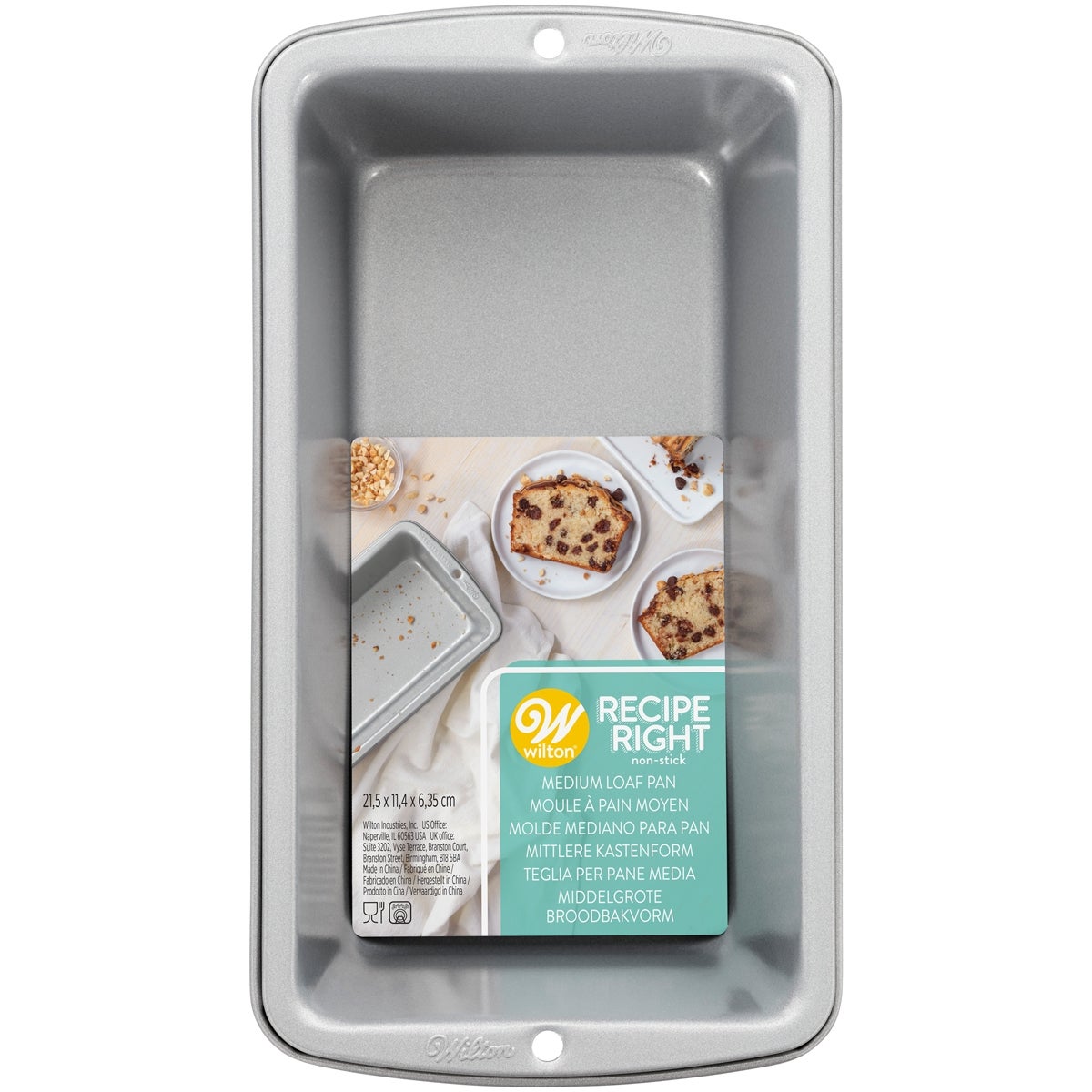 Wilton Recipe Right® Med. Loaf Pan 21,5 x 11,4cm