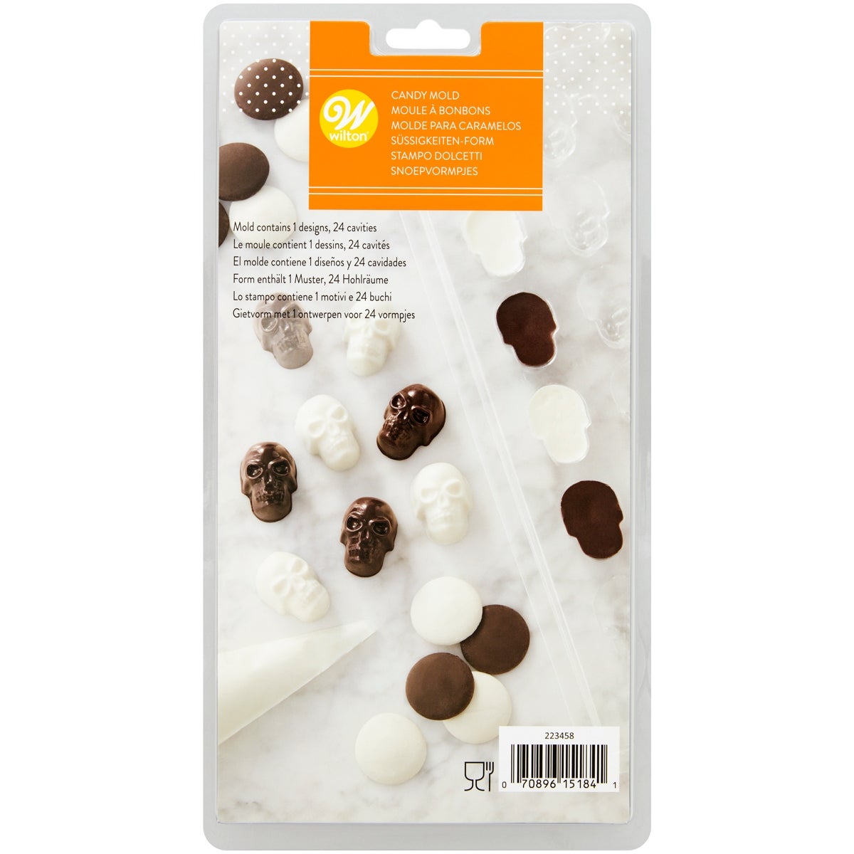 Wilton Candy Mold Mini Skull