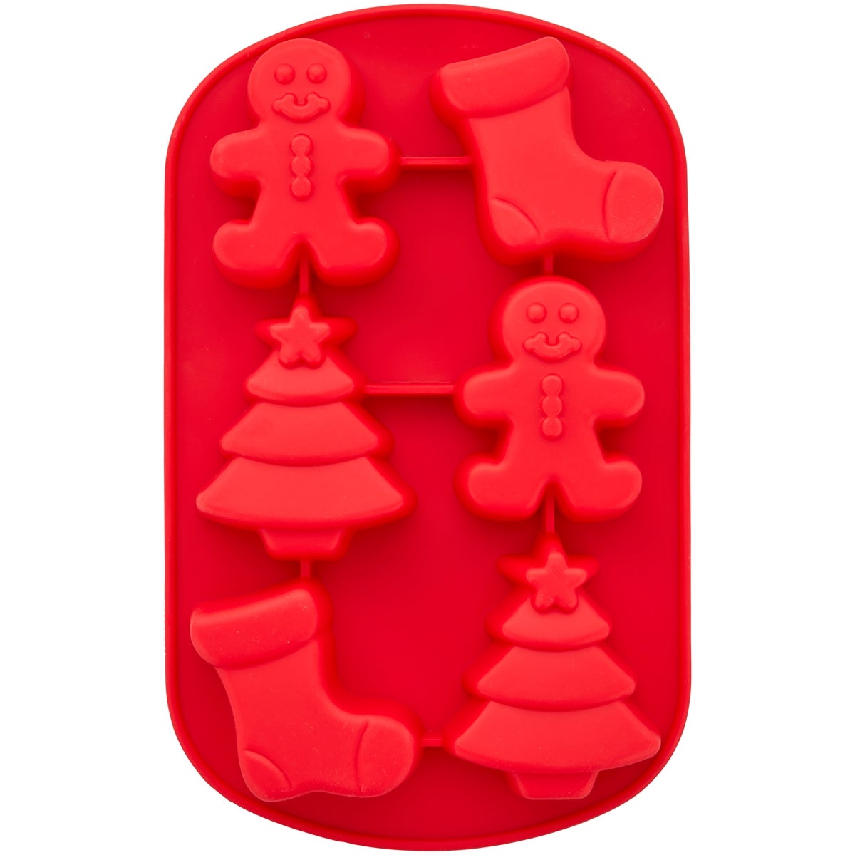 Wilton Silicone Mould Stocking /Gingerbread / Tree