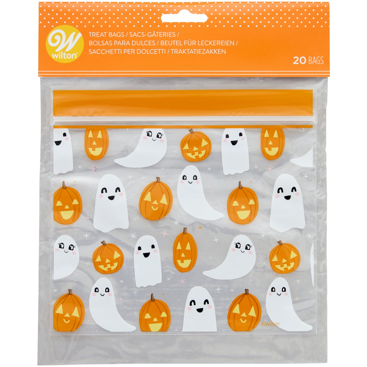 Wilton Treat Bags Ghost pk/20