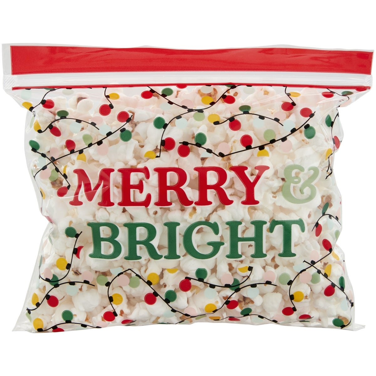 Wilton Resealable Treat Bags Merry & Bright pk/20