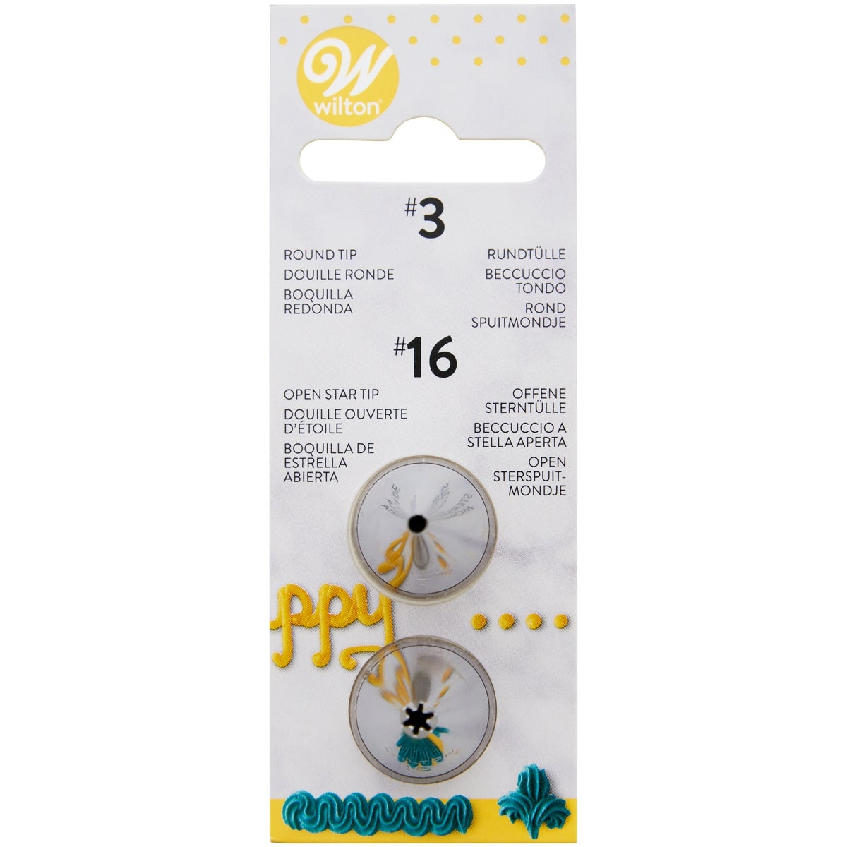 Wilton Decorating Tip Set #003, #016
