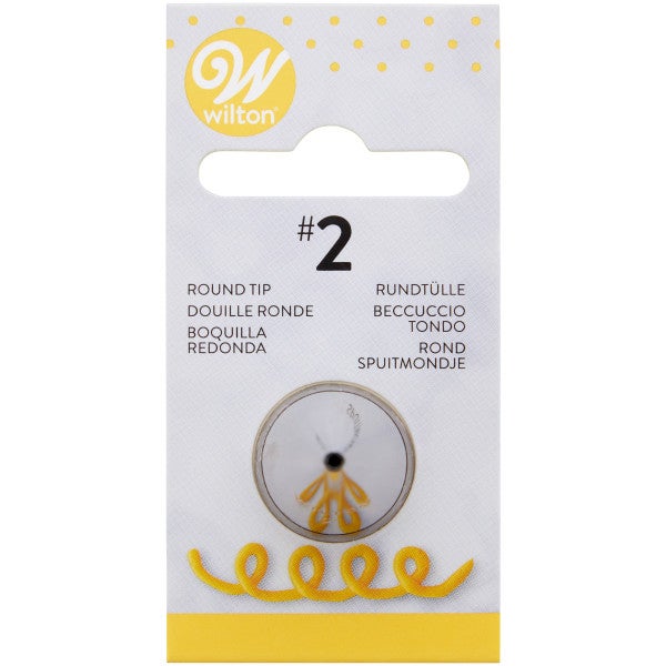 Wilton Decorating Tip #002 Round Carded