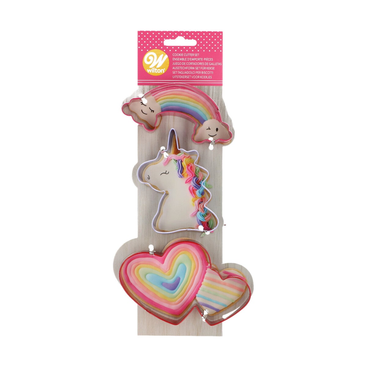 Wilton Magical Unicorn Metal Cookie Cutter Set/3
