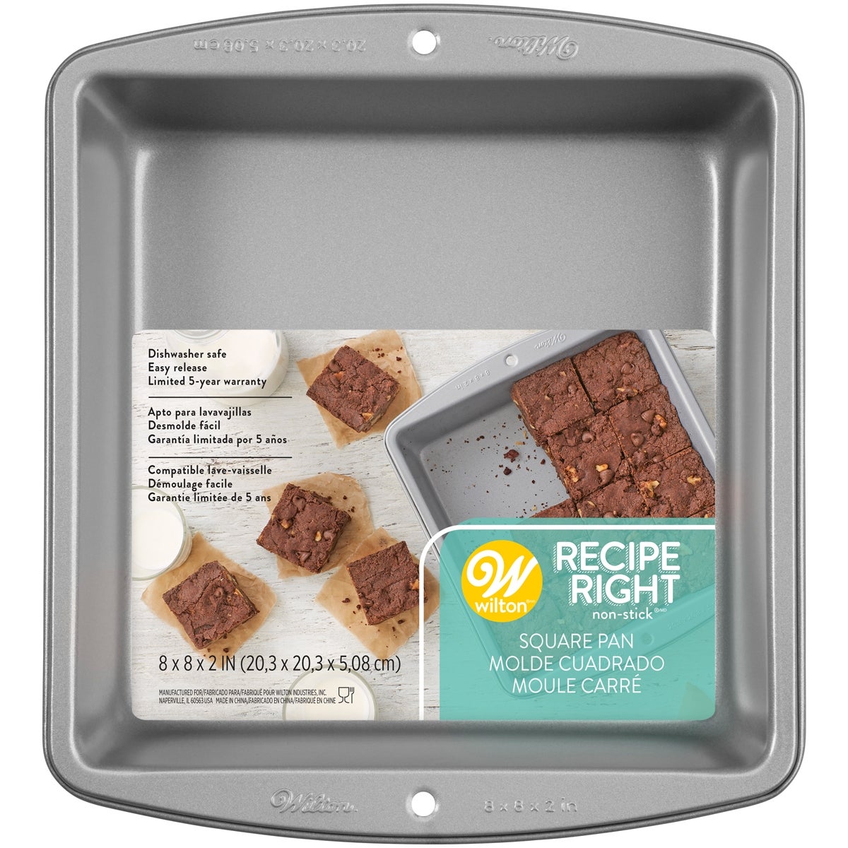 Wilton Recipe Right Square Pan 20x20cm