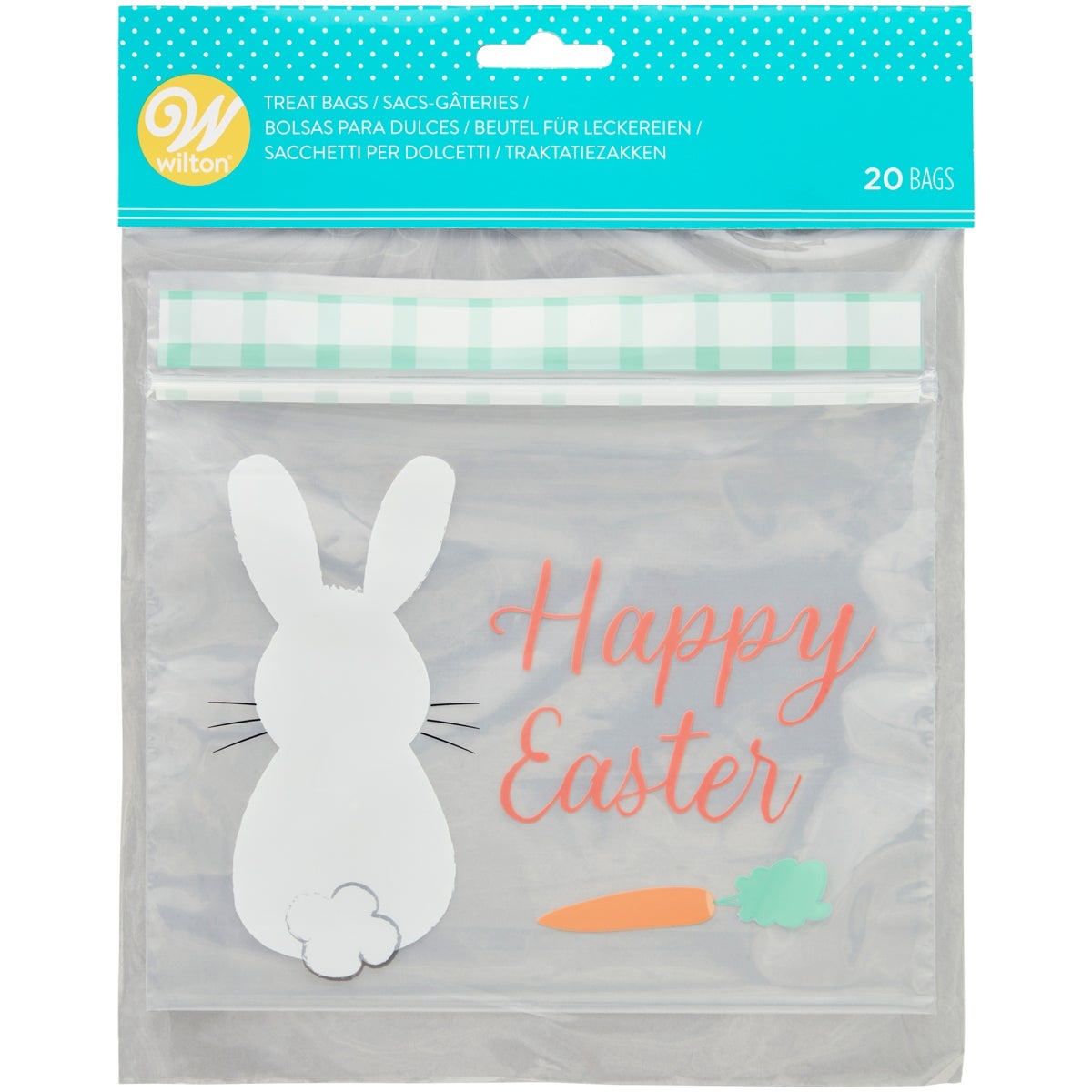 Wilton Resealable Treat Bags Bunny pk/20