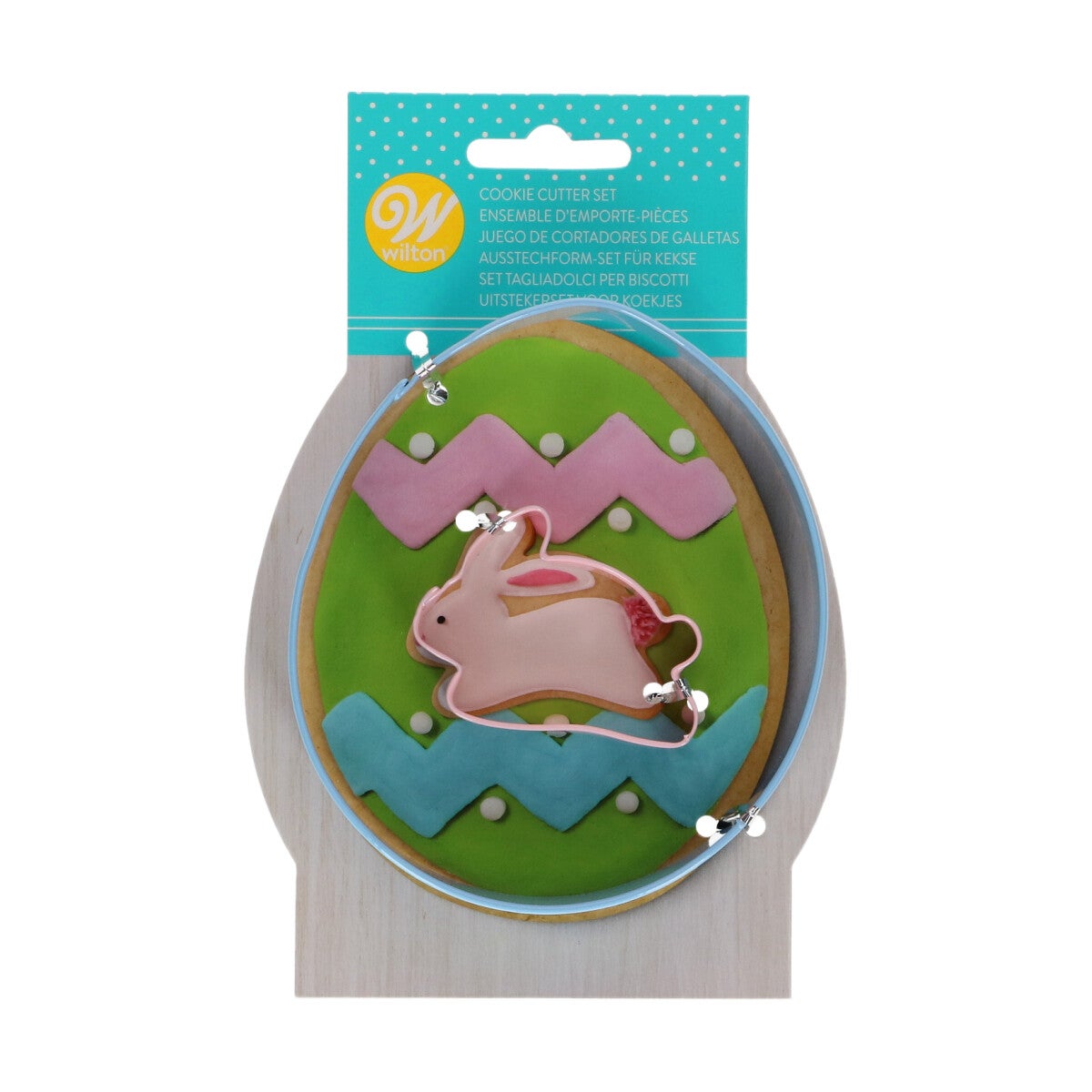 Wilton Cookie Cutter Egg with Bunny Set/2