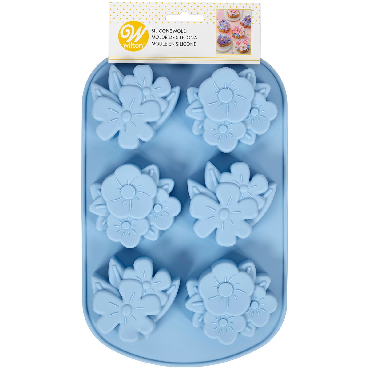 Wilton Silicone Baking Mould Floral