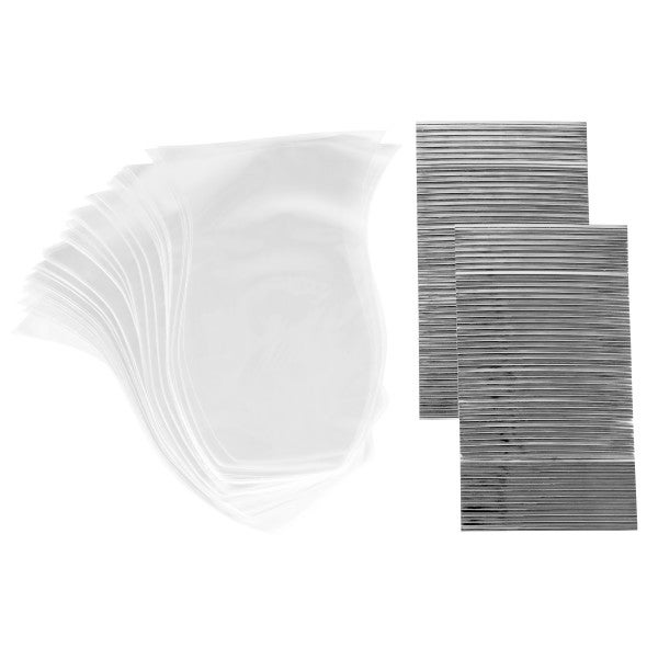 Wilton Party Bags Clear Shaped pk/100