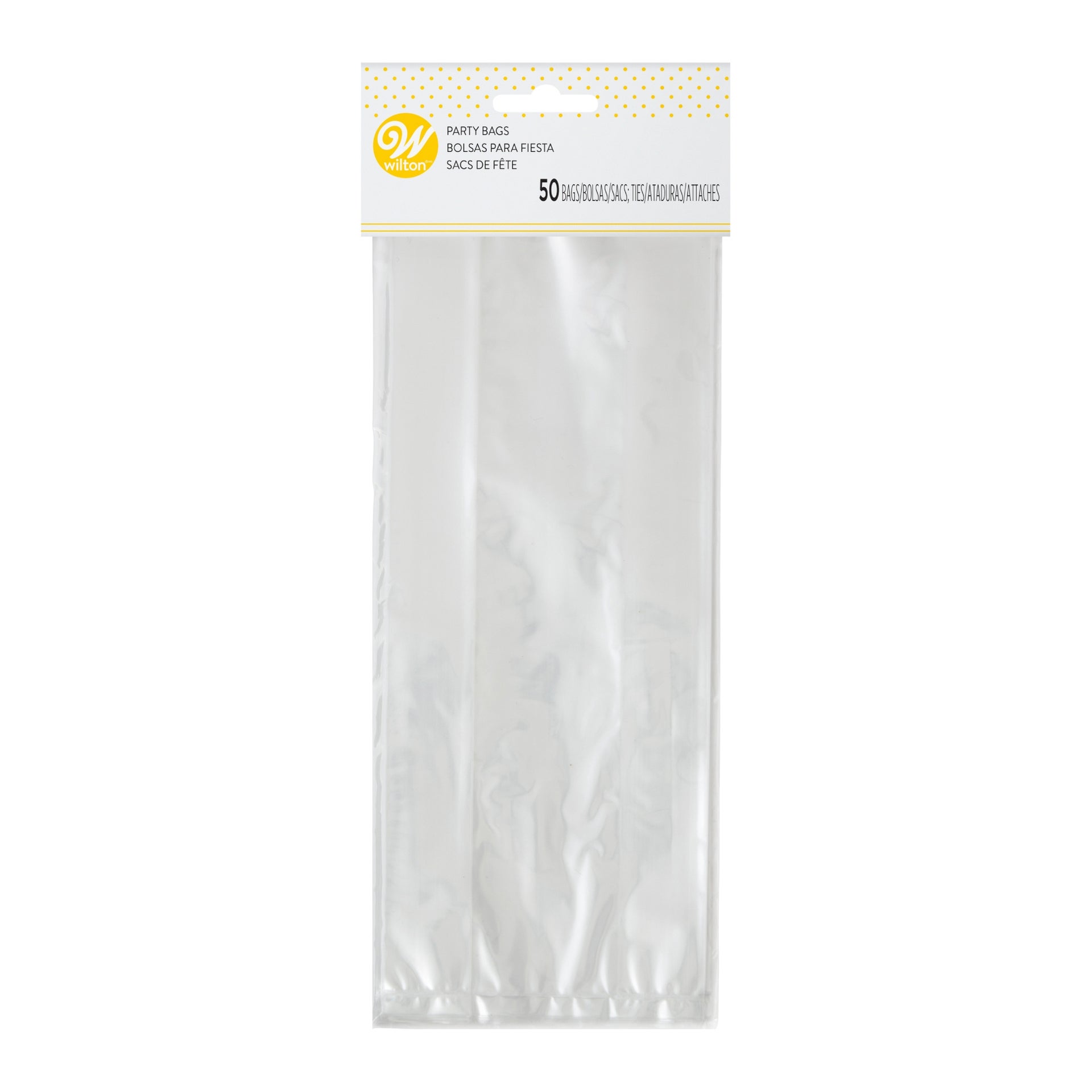 Wilton Party Bags Clear pk/50