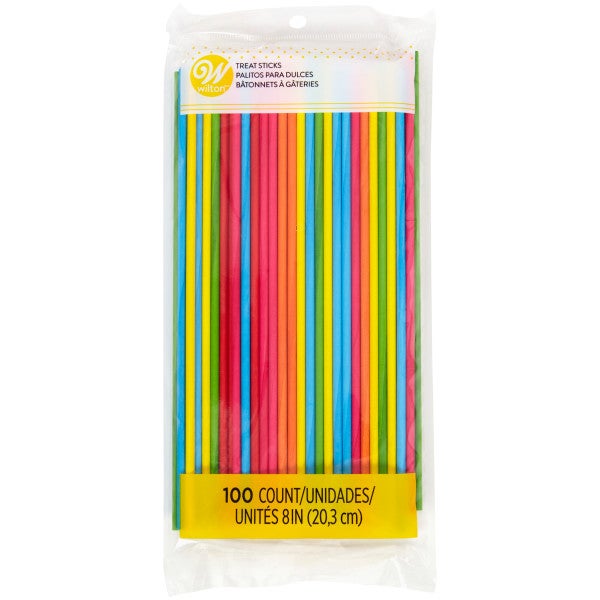 Wilton Lollipop Sticks Colours 20 cm pk/100