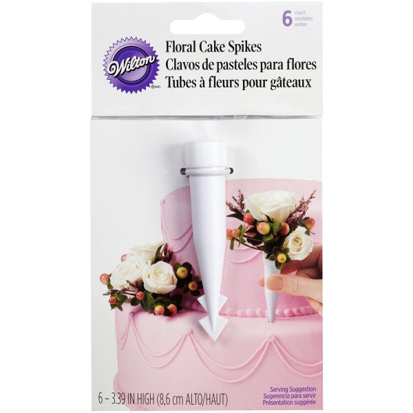 Wilton Floral Cake Spikes Set/6