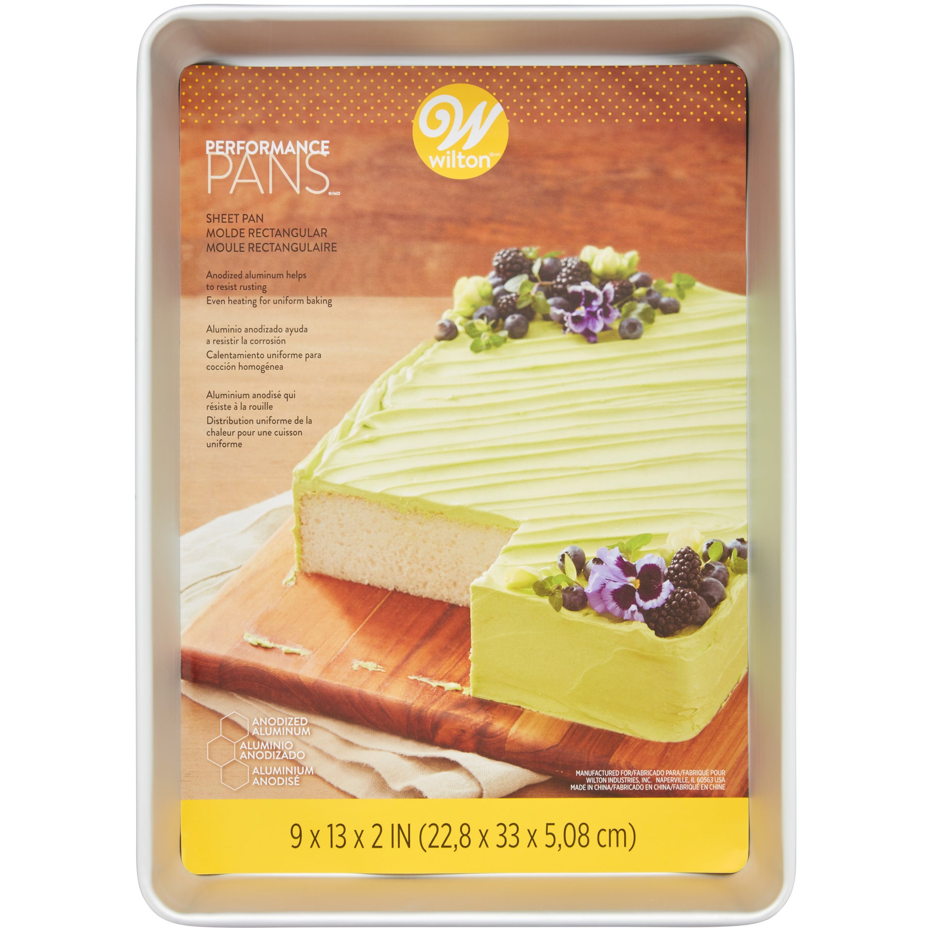 Wilton Performance Pans® Oblong Cake Pan 23x33 cm