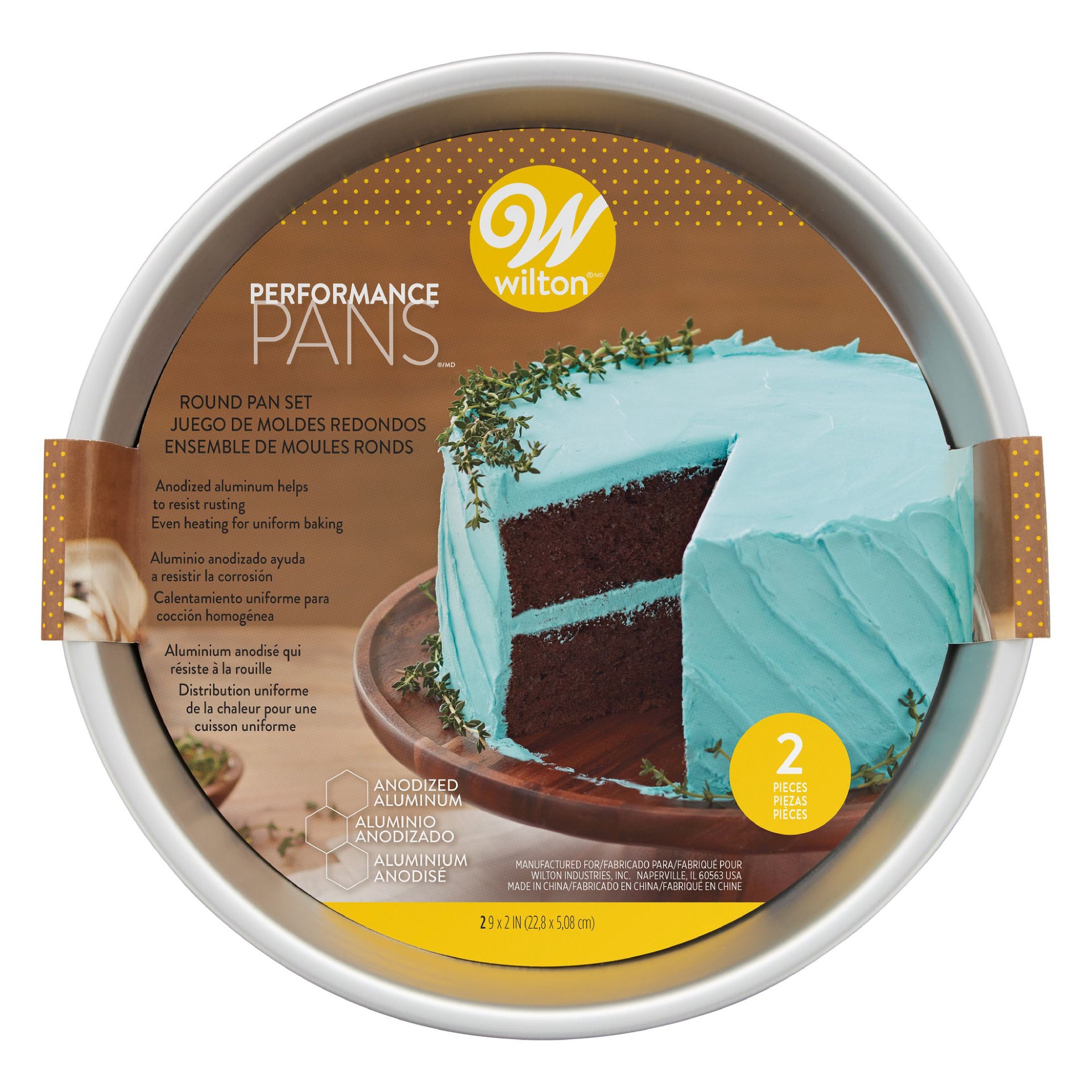 Wilton Performance Pans® Round Cake Pan Ø 23 cm set/2