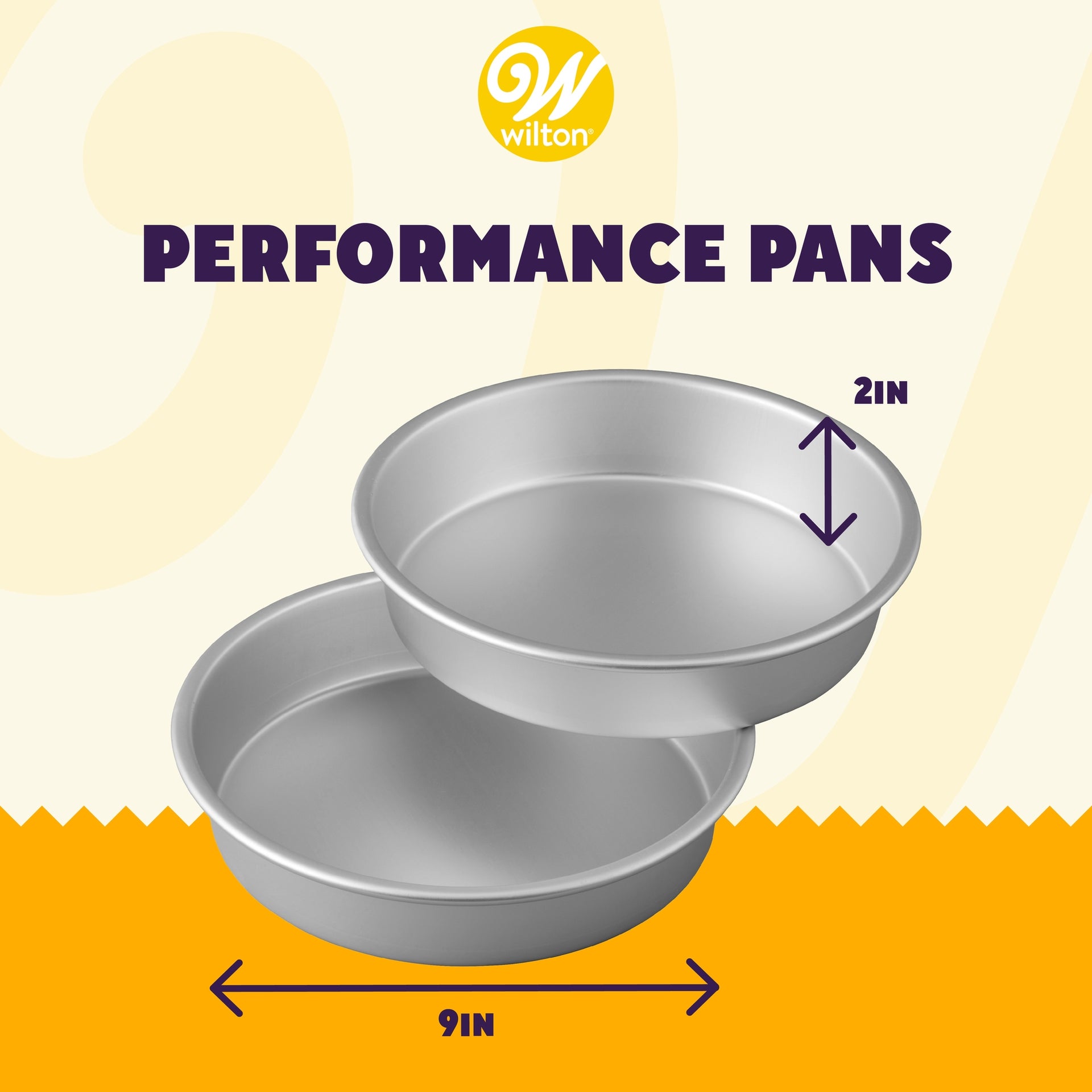 Wilton Performance Pans® Round Cake Pan Ø 23 cm set/2