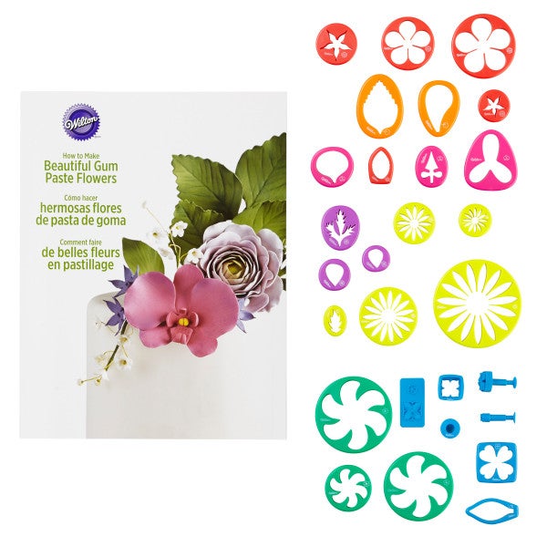 Wilton Gum Paste Cutters Flower Set/28