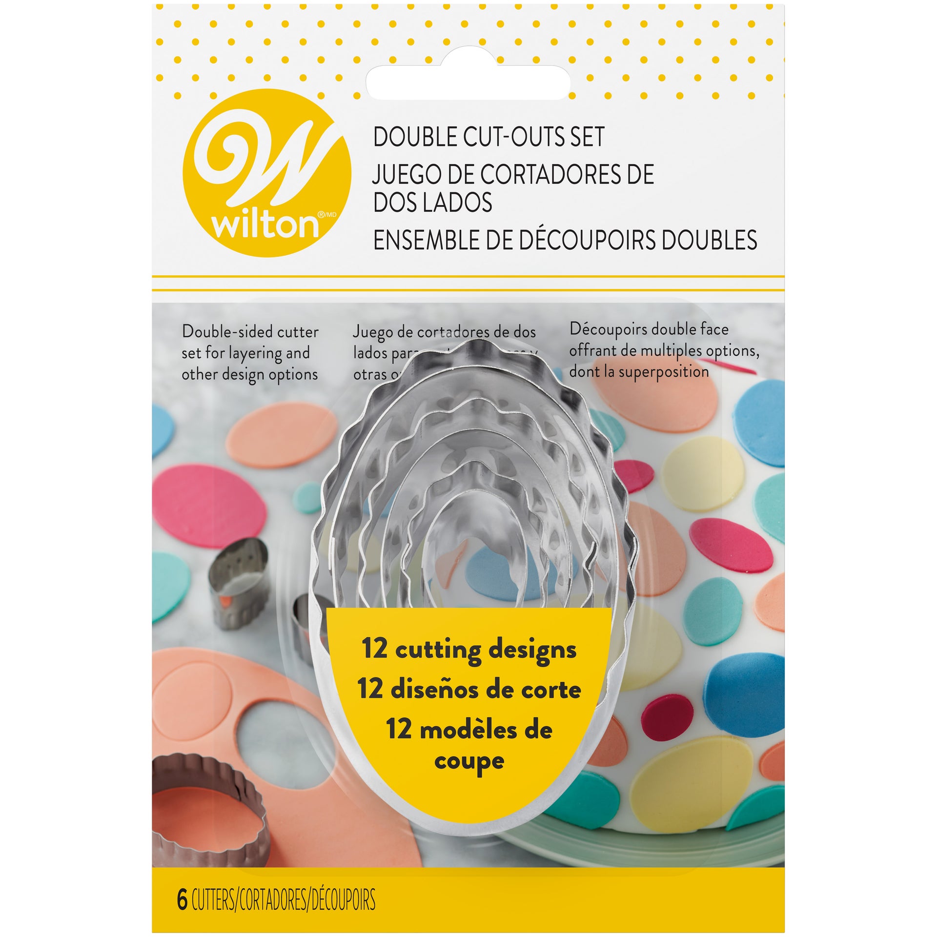 Wilton Double-sided Cutters Oval Set/6
