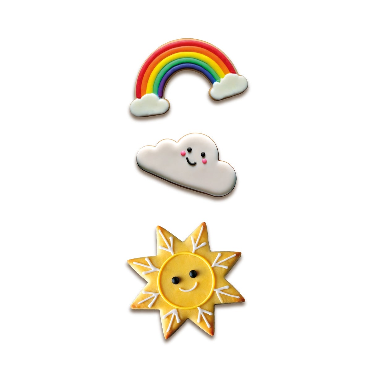 Wilton Cookie Cutter Rainbow - Cloud - Sun set/3