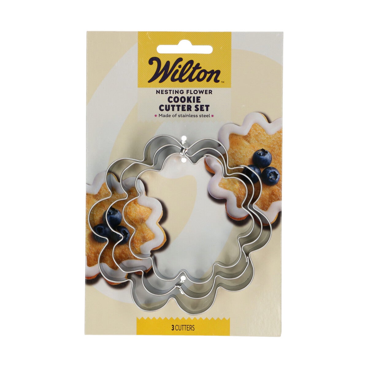 Wilton Nesting Cookie Cutter Flower Set/3