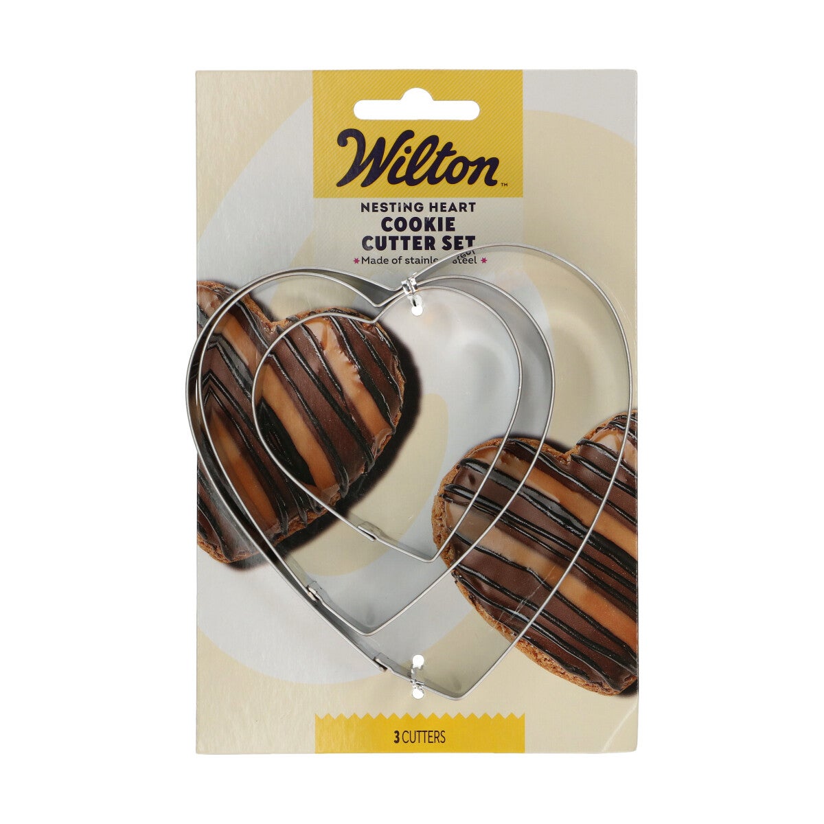 Wilton Nesting Cookie Cutter Heart Set/3