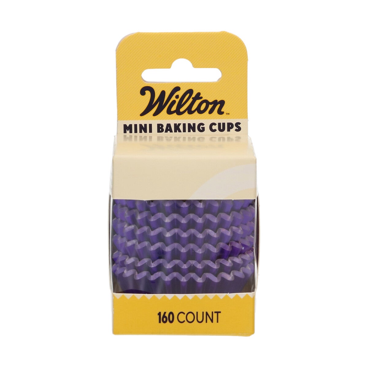 Wilton Mini Metallic Baking Cups Purple pk/160