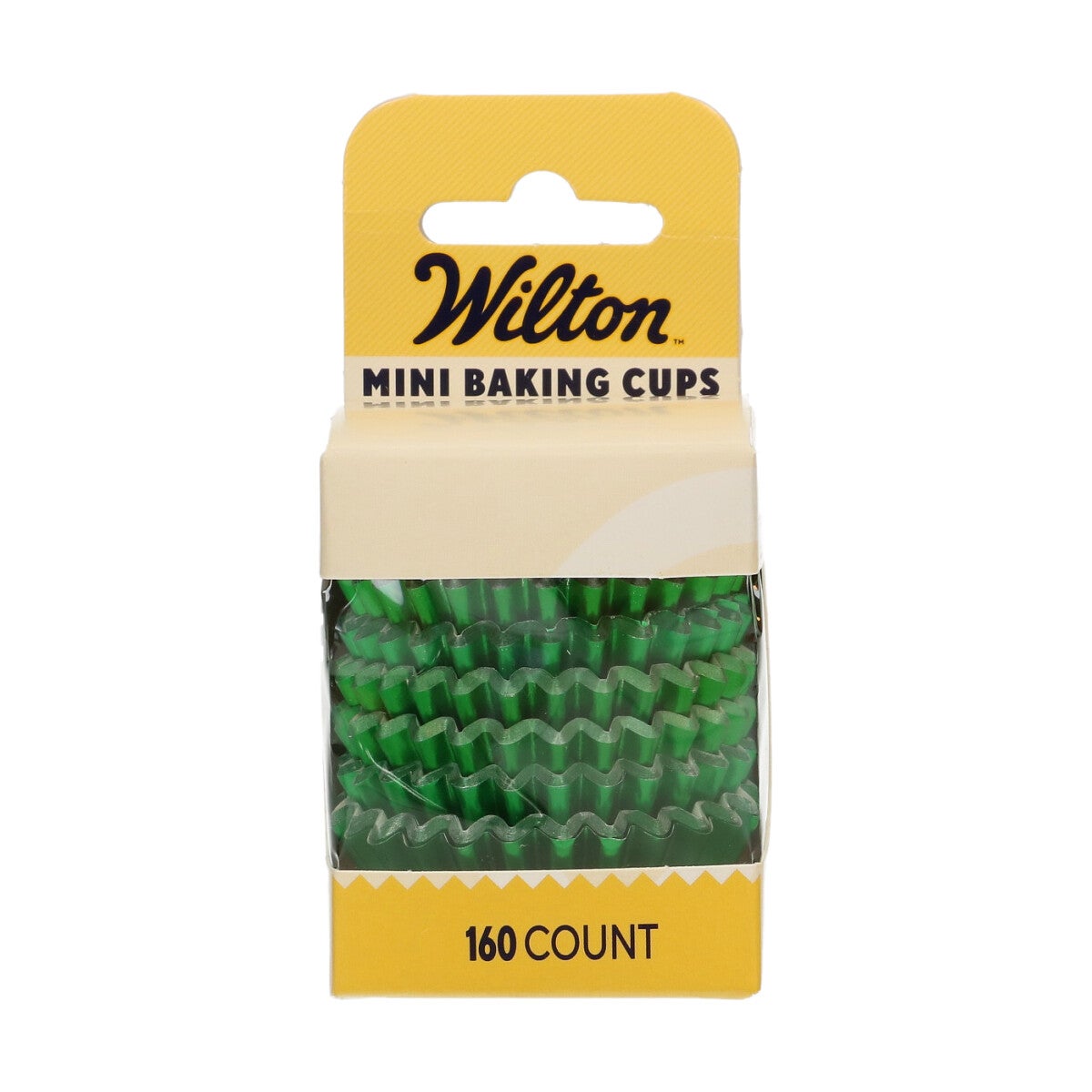 Wilton Mini Metallic Baking Cups Green pk/160