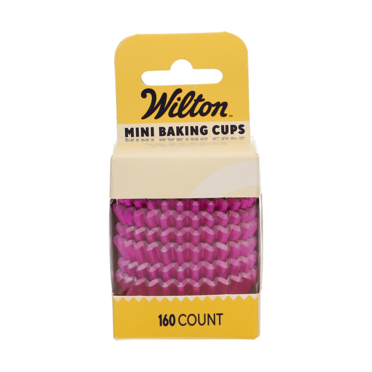 Wilton Mini Metallic Baking Cups Pink pk/160