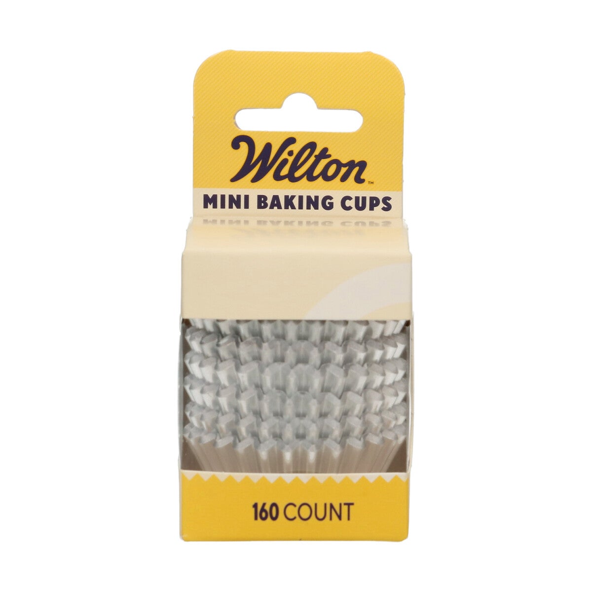 Wilton Mini Metallic Baking Cups Silver pk/160