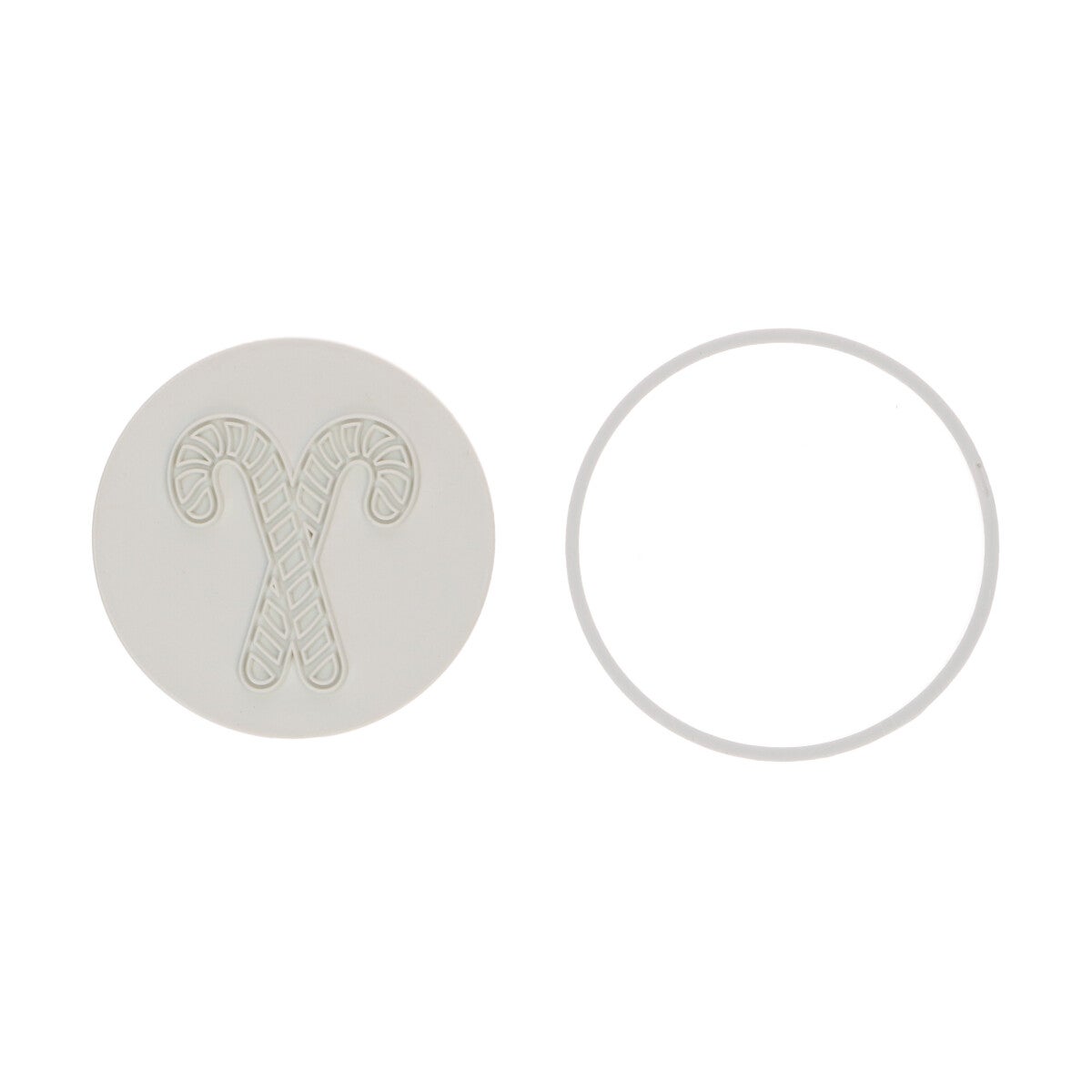 Wilton Cookie Cutter and Stamp Candy Cane