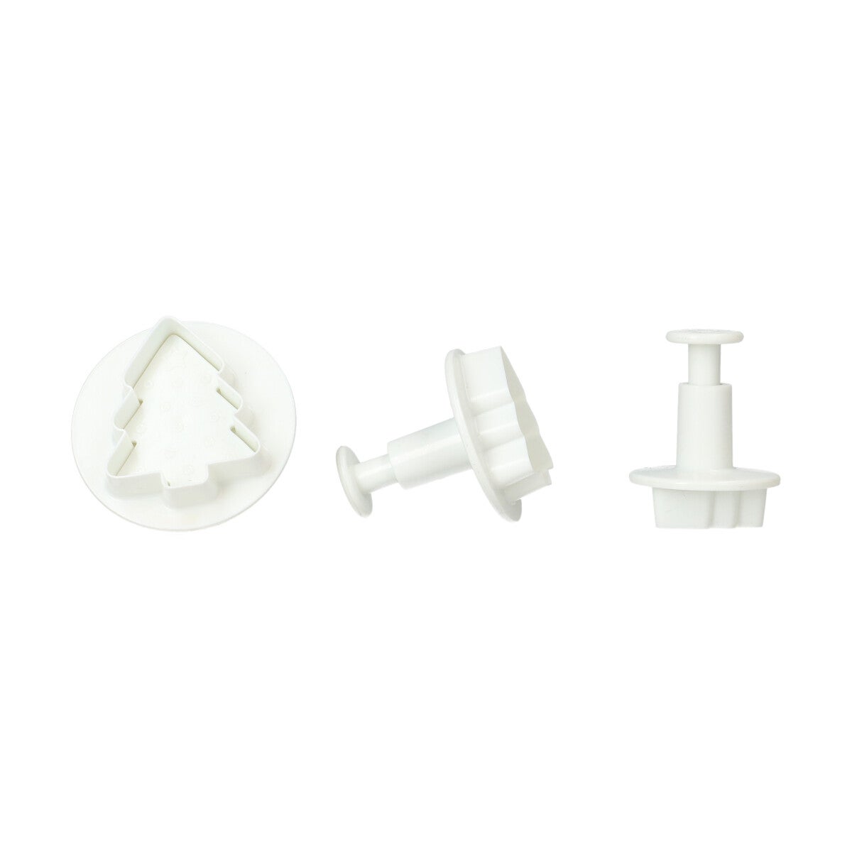 Wilton Plunger Cutter Christmas Tree set/3