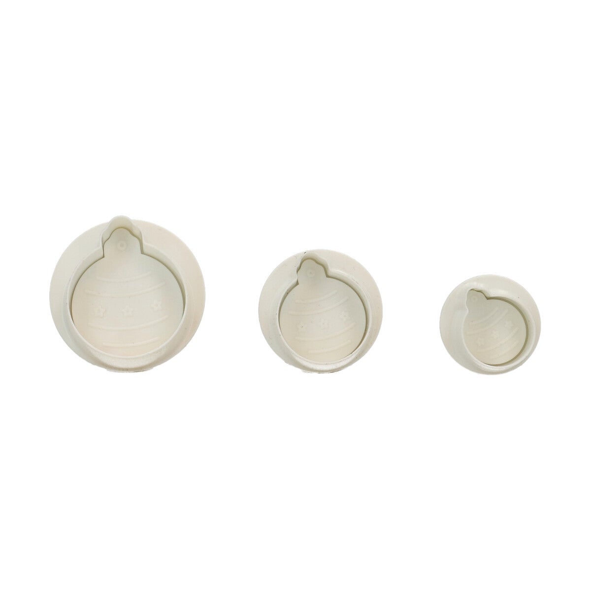 Wilton Plunger Cutter Christmas Ornament set/3