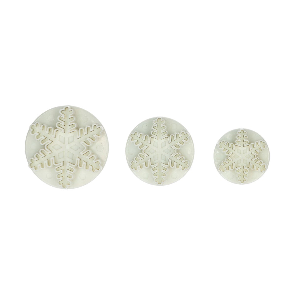 Wilton Plunger Cutter Snowflake set/3