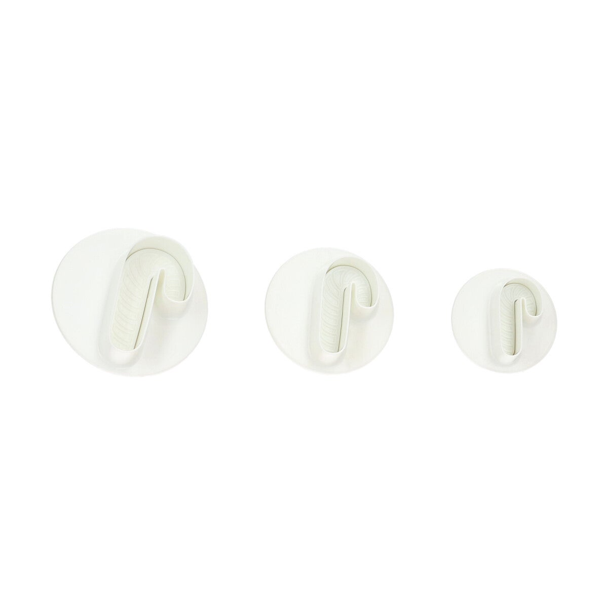 Wilton Plunger Cutter Candy Cane set/3