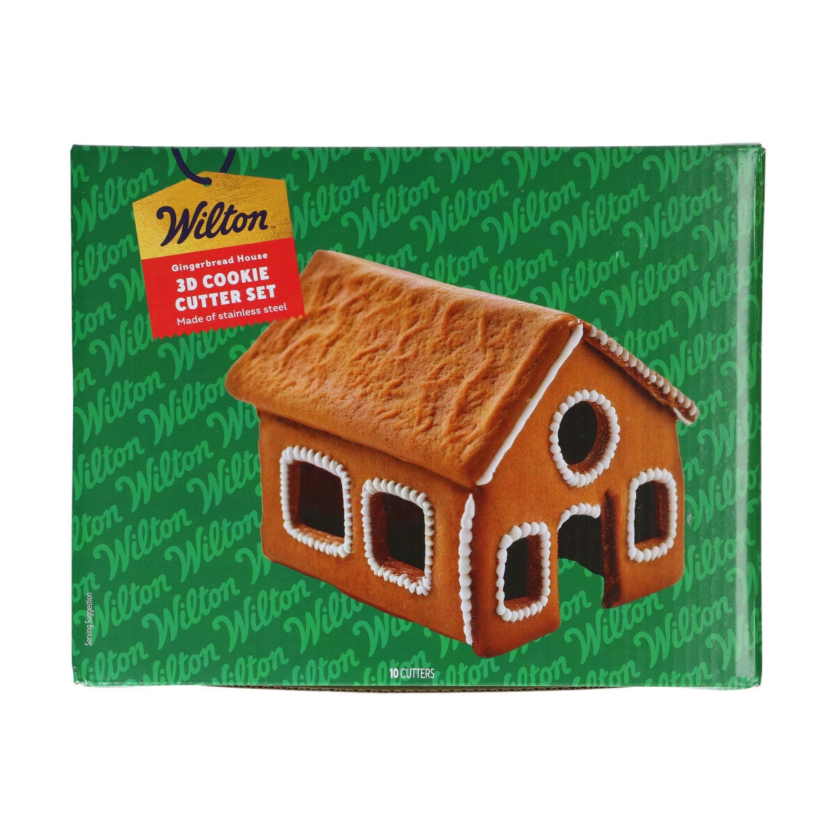 Wilton Cookie Cutter 3D Gingerbread House set/10